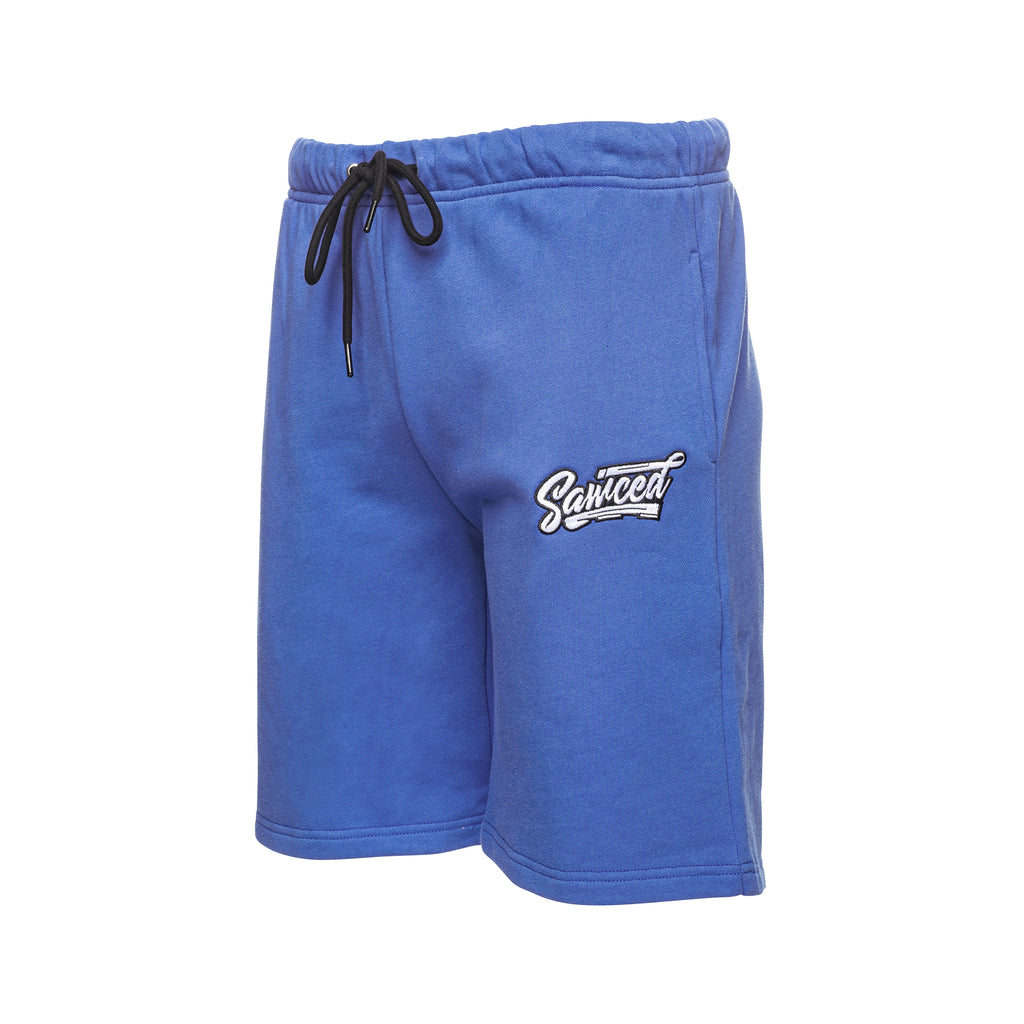 blue sweatshorts for men